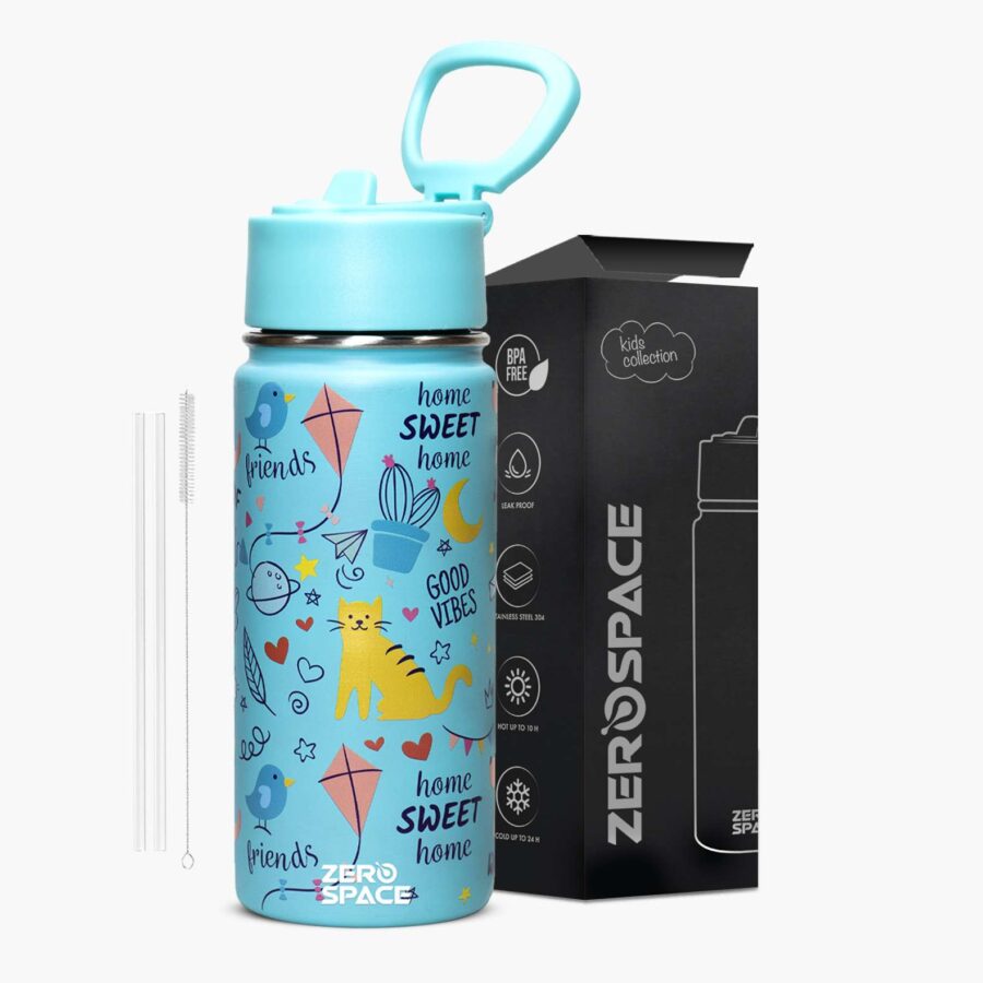 kids water bottle with straw