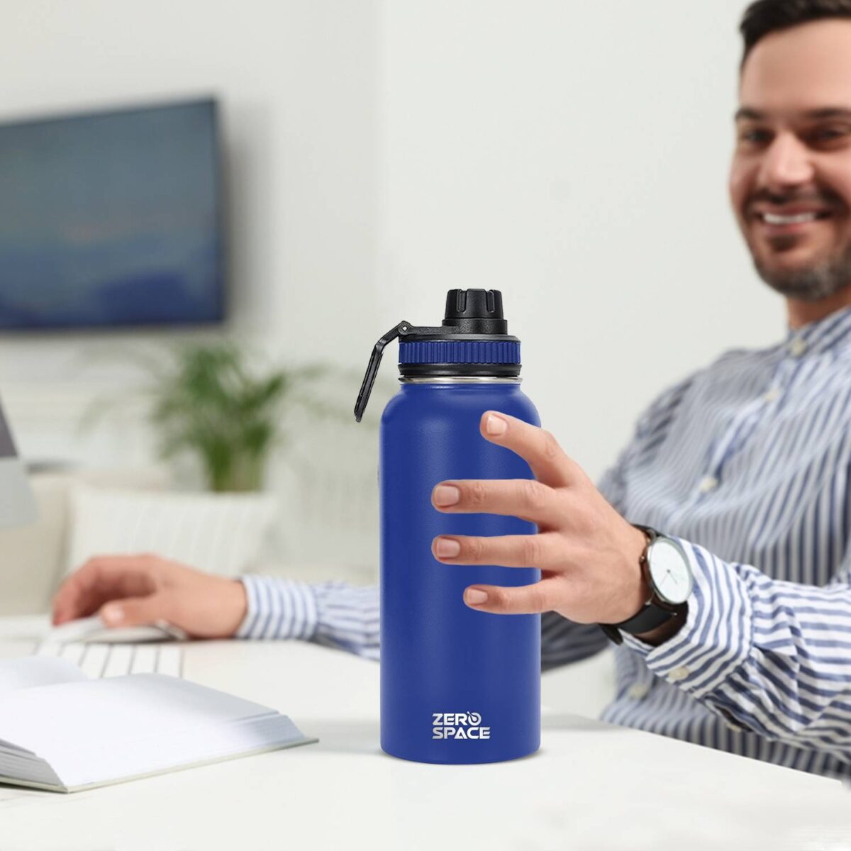 one litre water bottle