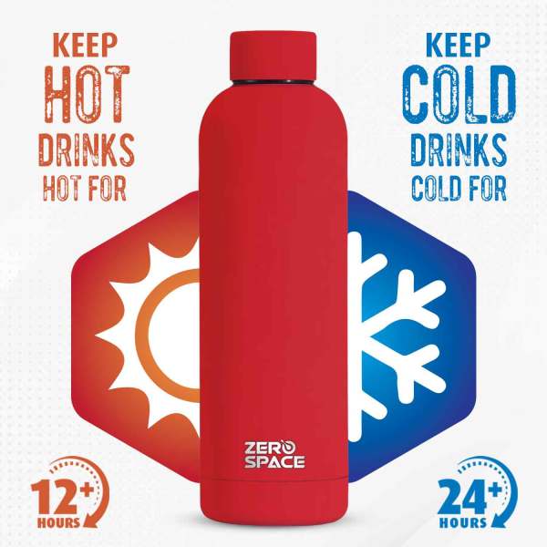 ZeroSpace Vacuum Flask 750ml – Red – photo 5