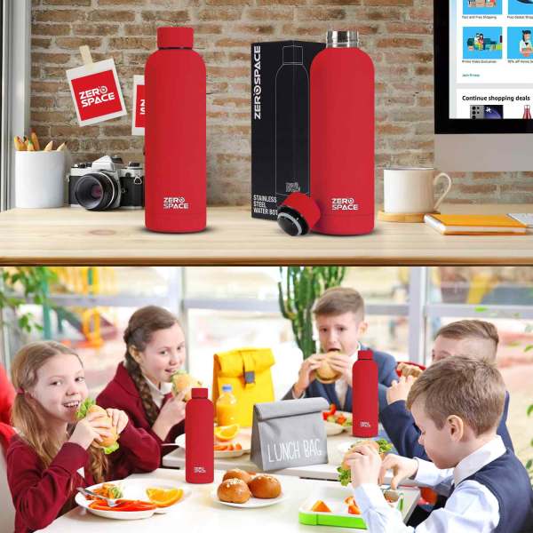 ZeroSpace Vacuum Flask 750ml – Red – photo 7