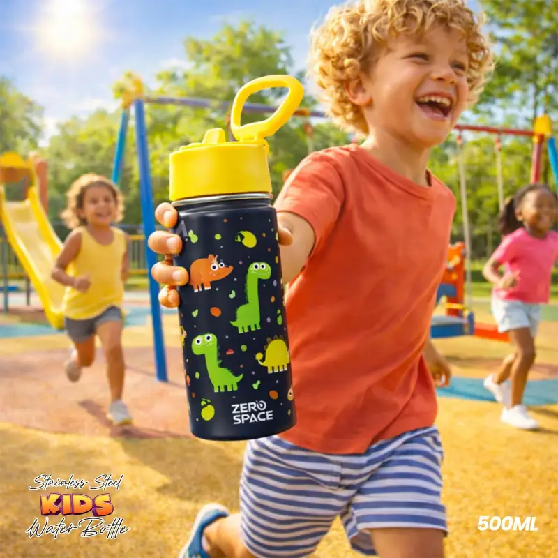 Kids Water Bottle 500ml – Black