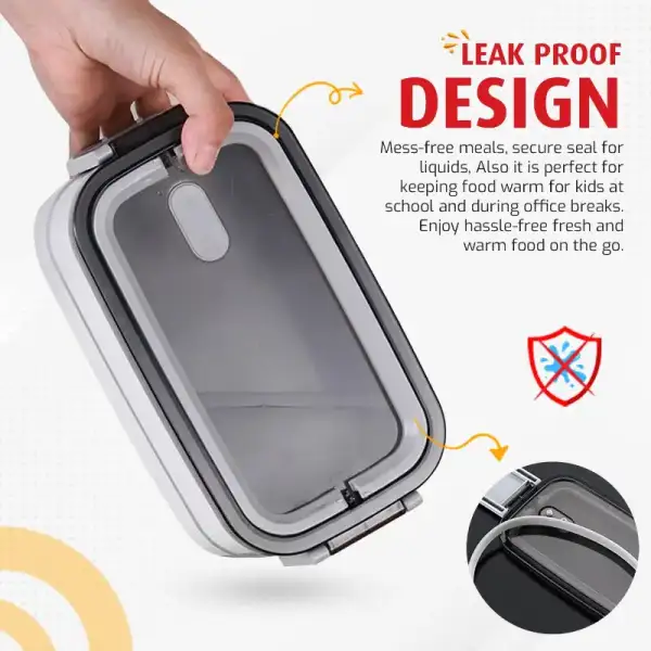 ZeroSpace Stainless Steel Lunch Box – White – photo 5